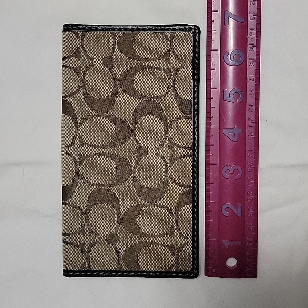 Coach checkbook holder